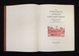 Title page to The Chesapeake Voyages of Captain John Smith