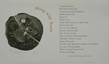 Along with Youth by Ernest Hemingway broadside